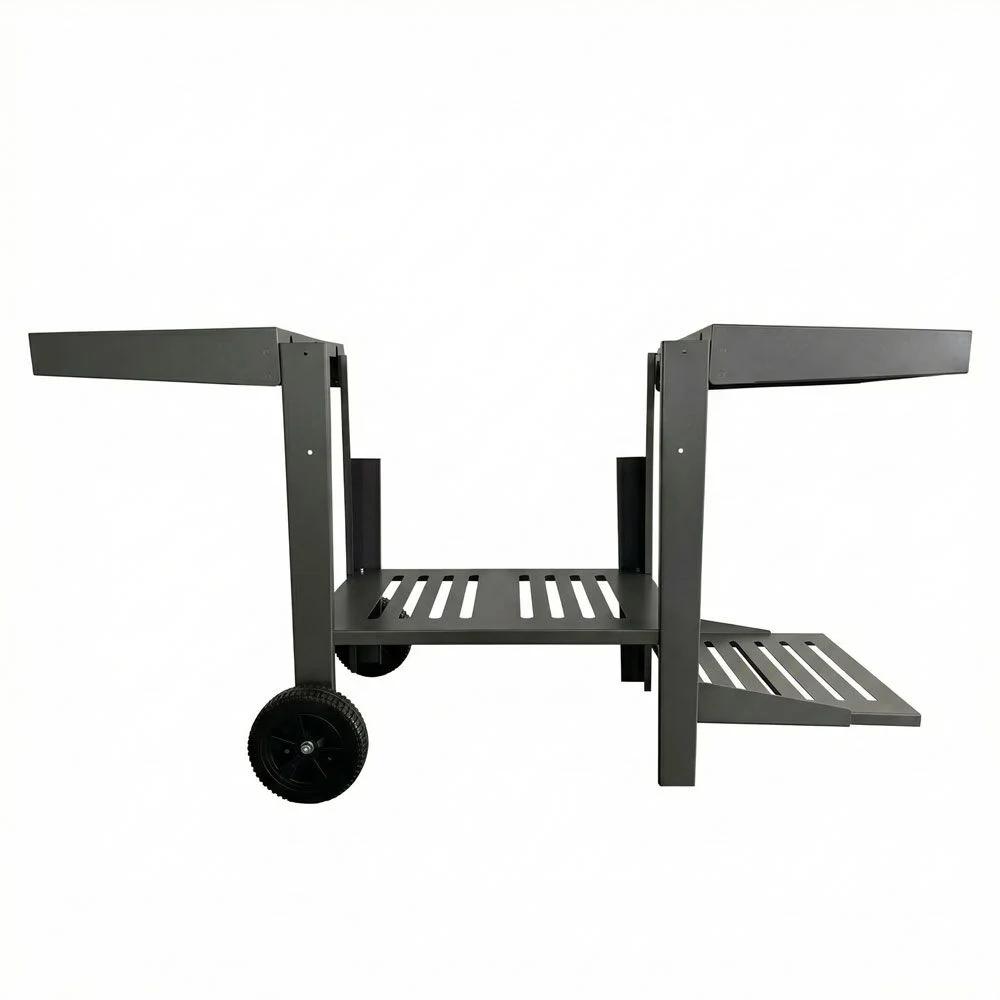 Star BBQ 24" BBQ Cart Base with Wings and LP Tank Shelf - STARBBQ-24CART