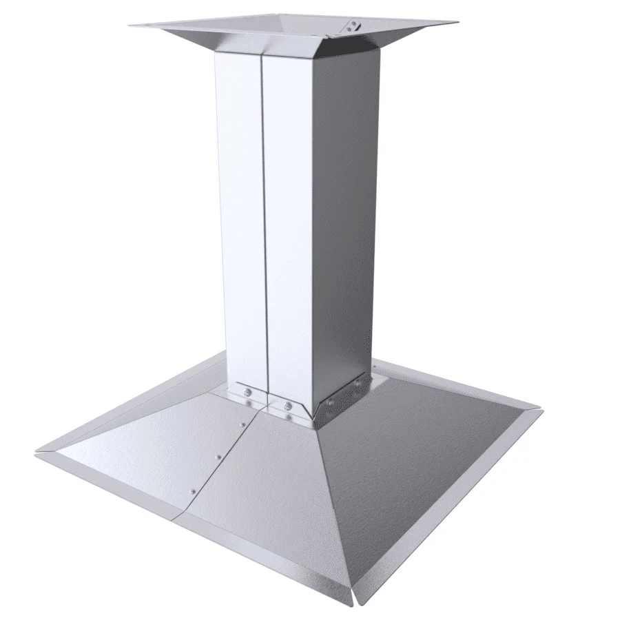 22"H Post fixture mount for grill jacket - SUNJKPOST