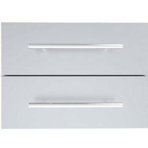 Designer Series 13"Height Multi-Configurable Double Drawer w/Self-Leveling Legs - DE-DD13