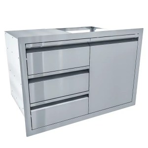 Aruba Series 30" Triple Drawer Door Combo -ARU-TDC30