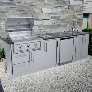 THE BRAZOS 9 Foot Cabinet Island Package - SCPBRAZOS9