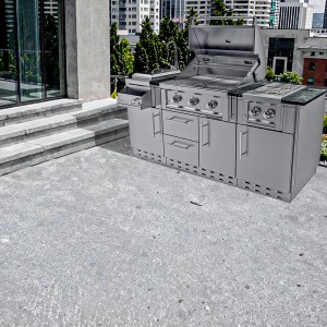 THE CAPRICE 6 FT 4 IN Grill & Bar Sink Outdoor Island Package - SCPCAPRICE6.4