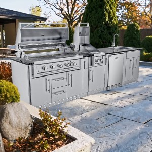 THE GULF BREEZE 10 Foot Expansive High Quality Cabinet Island Package - SCPGULFBREEZE10.2