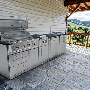 THE HOUSTON 9 Foot 8 Inch Outdoor Griller's Paradise Island Package - SCPHOUSTON9.8