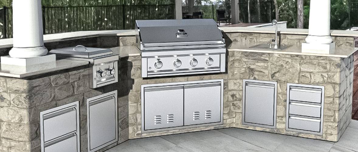 Outdoor Kitchen Packages Archives Sunstone Metal Products