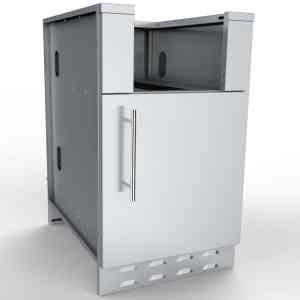 20" Sunstone Appliance Cabinet for UpTo 14-1/2 In. Cut-Out Width Appliance or BarStation w/Right Swing Door - SAC20CSDR