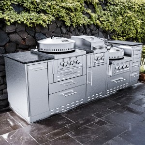 TexCajun Outdoor Kitchen Island Package – SCPTEXCAJUN9 9′ Specialty Island