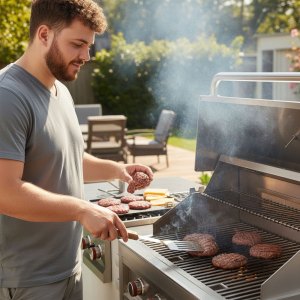 Sunstone® 4-Burner 34-Inch Built-In Infrared Gas Grill – Premium Outdoor Kitchen Essential | SUN4B-IR-NG