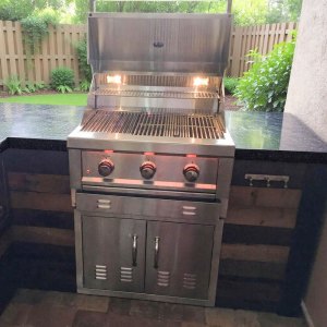 Sunstone® 304 Stainless Steel Insulating Grill Jacket with Drawer – Ultimate Heat Protection and Storage for Built-In Grills | SUN3BJK